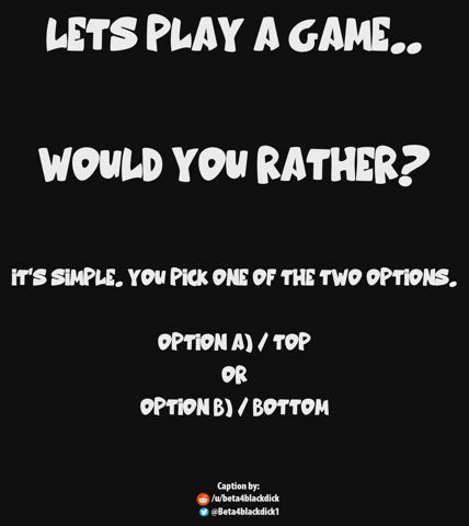 Make your choice! Option A) or Option B)! how do you want your chastity sentence