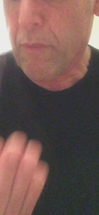 close up cum swallow gay grandpa sissy clip