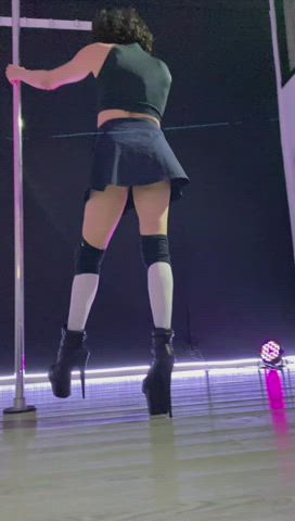 booty pole dance skirt clip