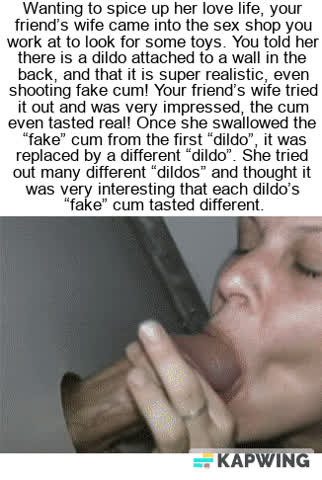 blowjob caption cheating cum cum in mouth cumshot glory hole milf swallowing wife