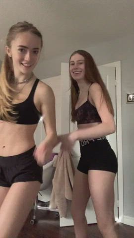 belly button fitness funny porn legs spandex teen teens tight tiktok clip