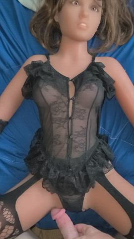 garter belt lingerie masturbating missionary nylons sex doll sex toy clip