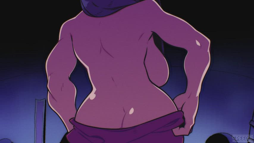 Animation Big Ass Big Tits High Heels Monster Girl Rule34 Sideboob Toes clip