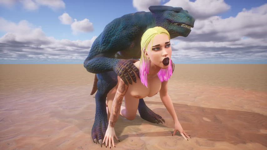 3D Animation Breeding Doggystyle Hentai Monster Cock Rule34 clip
