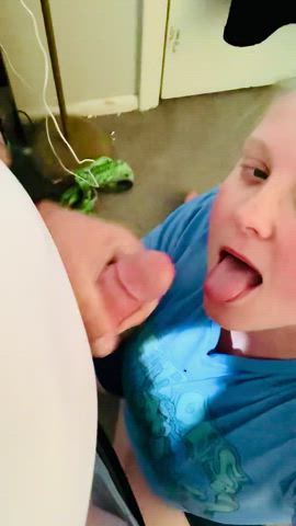 cum cumshot facial selfie clip