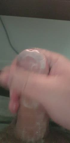 Precum only... anyone else love it when it gets all foamy?