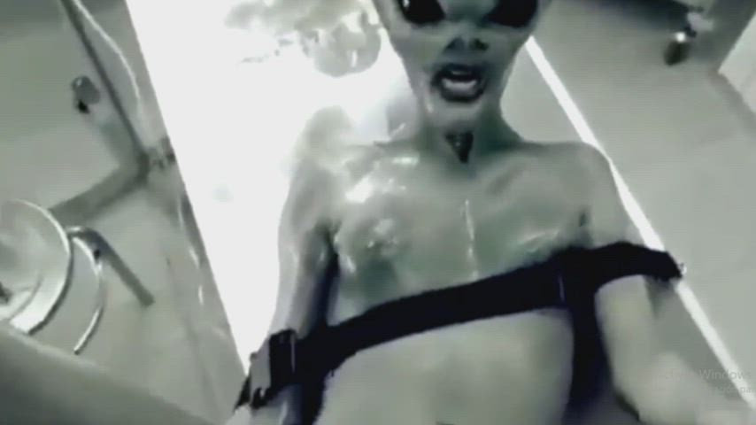 Alien Small Tits Torture clip