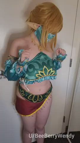 big tits cosplay elf clip