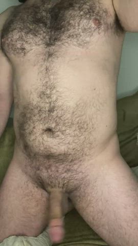 Do hairy men with big low hanging cocks turn you on?