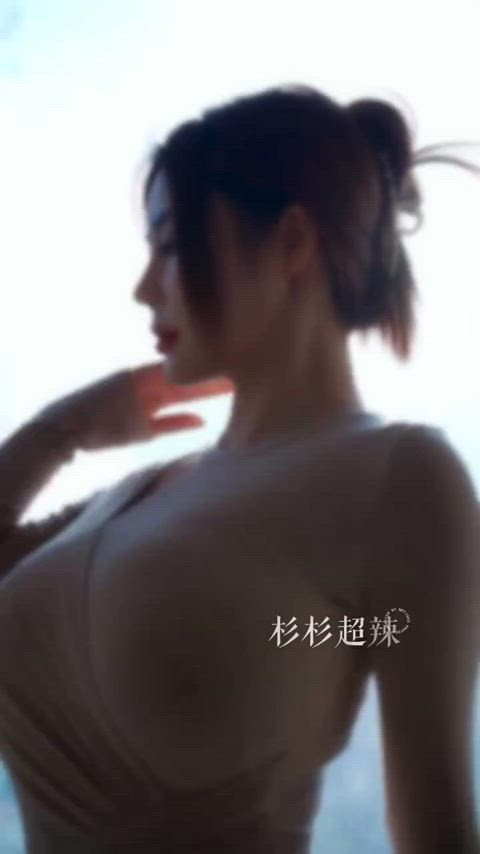 this busty chinese model