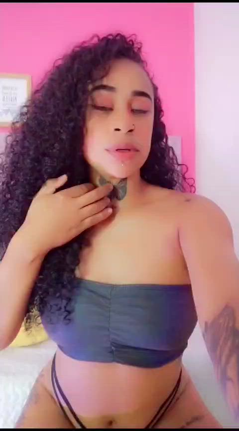 big tits boobs ebony latina lingerie sensual tattoo teen tits clip