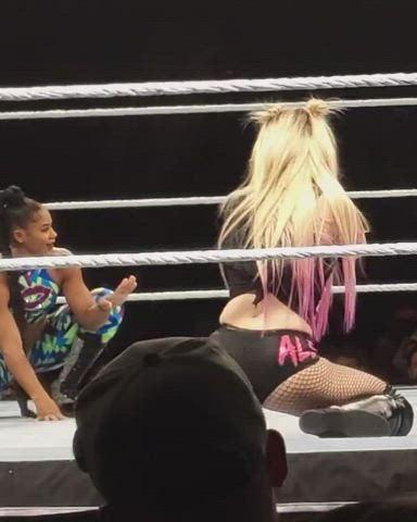 Blonde Bubble Butt Wrestling clip