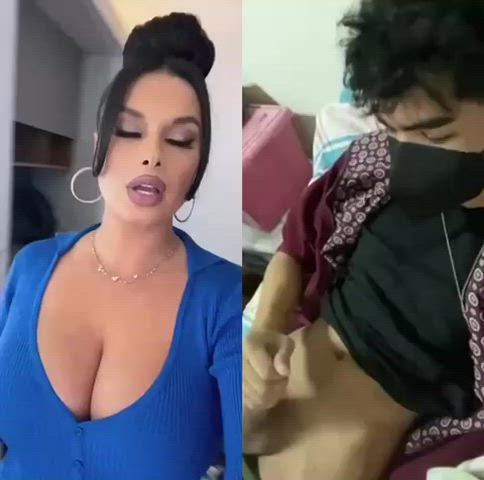 babecock big tits cumshot ebony nsfw clip