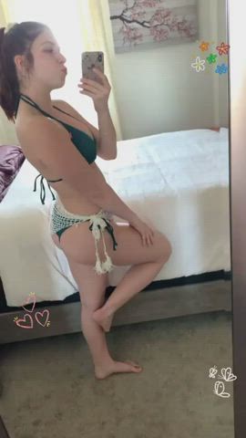 Amateur Ass Bikini Gamer Girl Non-nude Tease Teasing Teen Tits White Girl clip