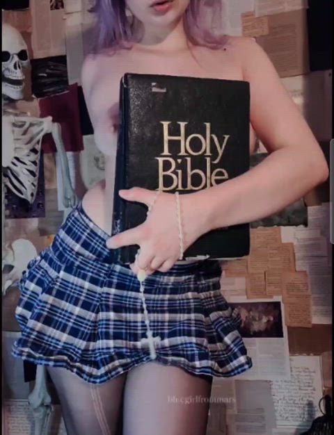 18 years old boobs catholic cosplay costume natural tits nylon schoolgirl teen goth-girls