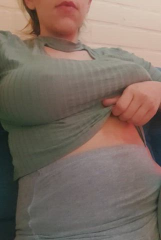 New milf, boobs are about to explode [OC]