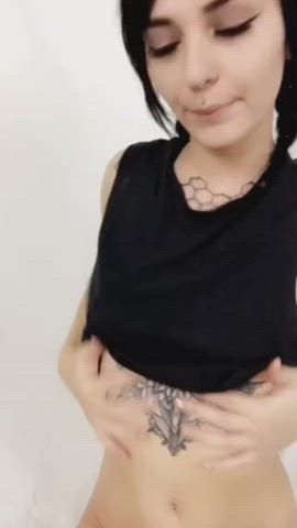 Boobs Flashing Tattoo clip