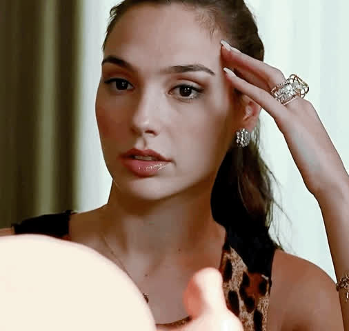 Your wife waiting for you to leave so she can get to work with her bull... [Gal Gadot]