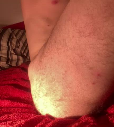 Anal Ass Spread Butt Plug Femboy Gape Grabbing Hairy Hands Free Legs Up clip