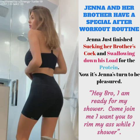 [B/S] Jenna and Her Brother Have a Special After Workout Routine