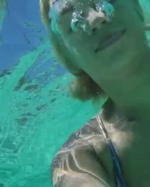 Pool Swimsuit Underwater clip