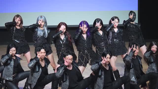 Dreamcatcher and their backup dancers