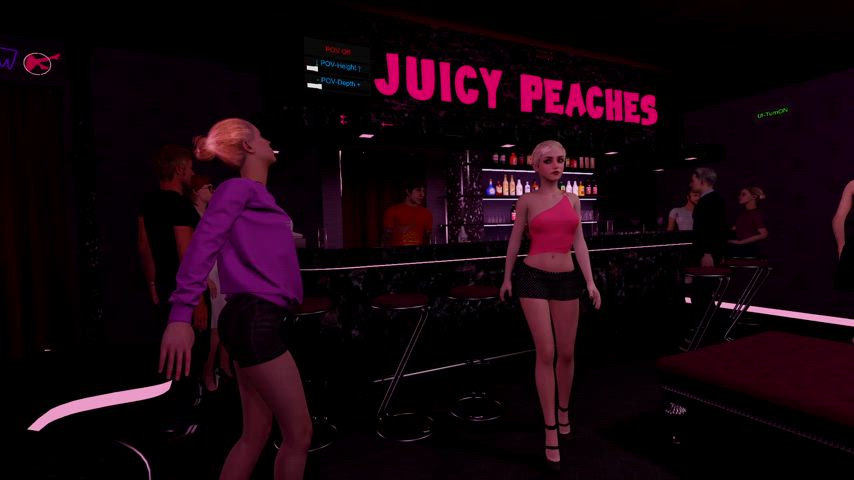 3d adult game animation blonde club cute nightclub tits vr clip