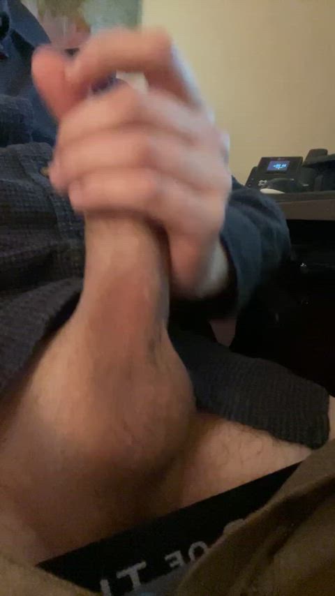 For my birthday, I’m stroking in my office at work