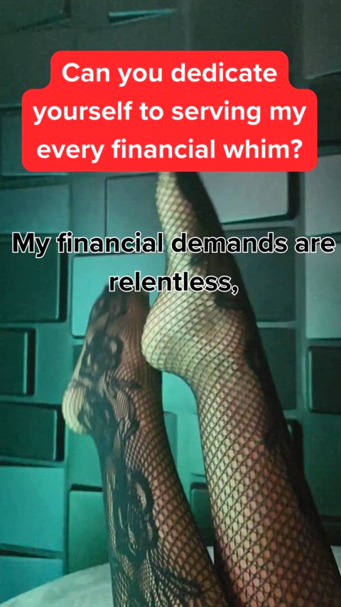 Serve My Financial Needs: Are You Up to the Task?