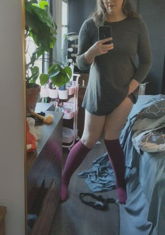I bought a new dress, but I think it's too short to wear out! What do you think?