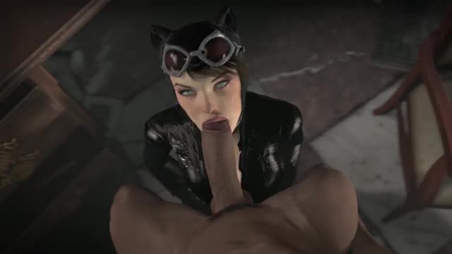 Catwoman blowjob POV