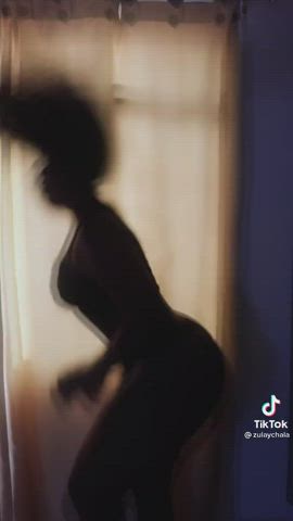 Bodacious Babbette Curvy Dancing Ebony Underwear clip