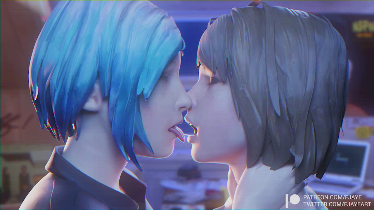 3d hentai kissing lesbian rule34 sfm clip