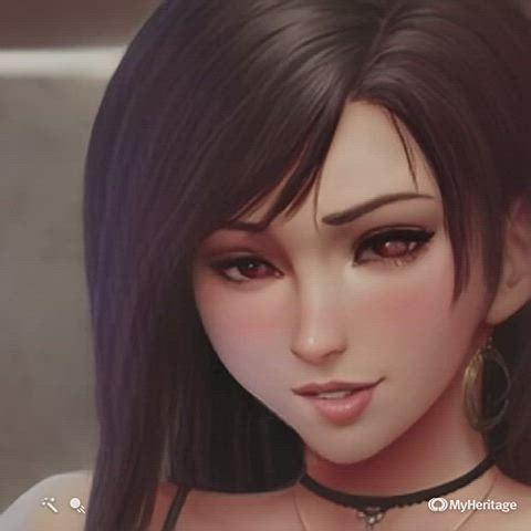 Tifa in Lingerie by Sciamano240 (Animated by AI)