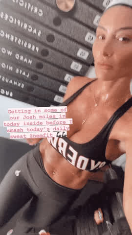 Big Tits Eva Marie Fitness clip