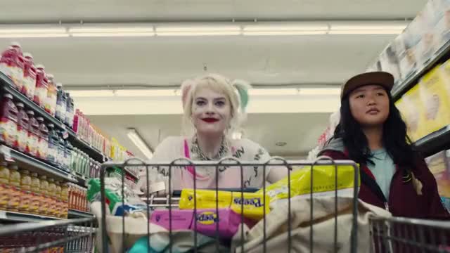 Harley Quinn - Shopping cart run