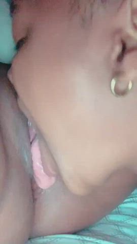 Clit Ebony Pussy Licking Sucking clip