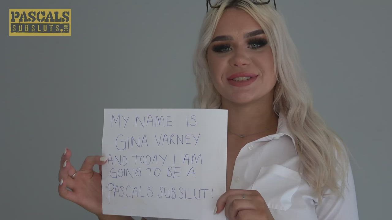 Gina Varney decided she'd had it with "upright" work and came over to doing