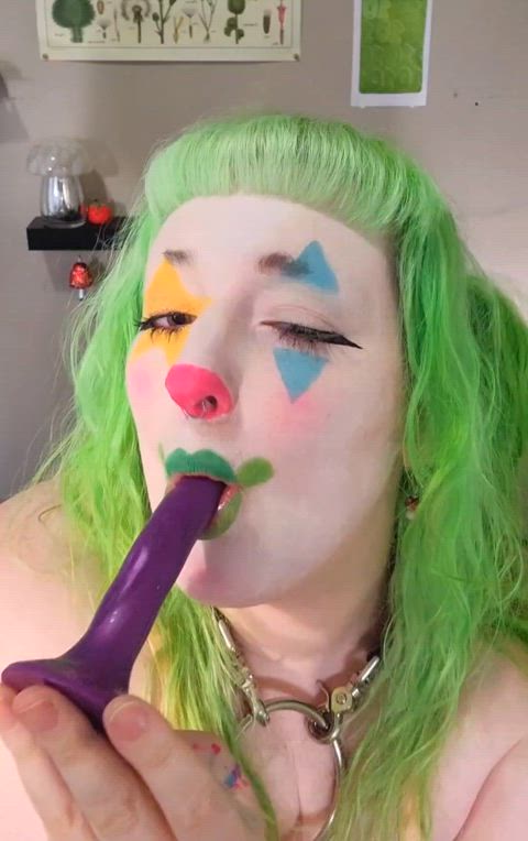 blowjob clips4sale clown clown girl dildo fansly manyvids messy oral sloppy clown-girls