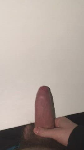 Slapping my cock on your body
