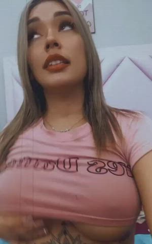 Big Tits Brunette Curvy Latina Model Tattoo Teen Webcam clip