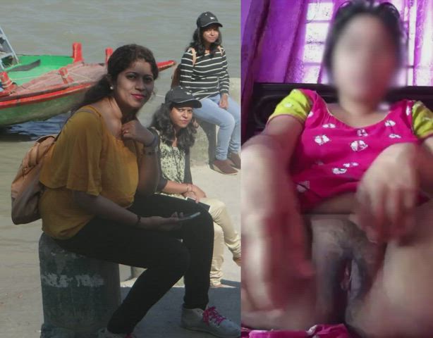 Desi Hotwife Riya Roychowdhury Pu$$y Spread during her Sunderban trip..chudte chao