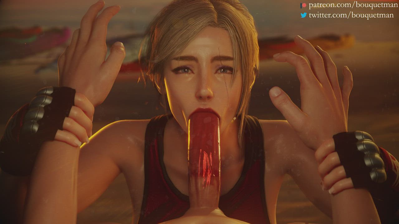 Lidia sucking dick (bouquetman) [Tekken]