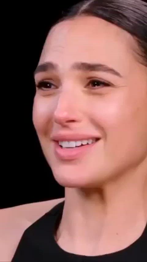 The way Gal Gadot is spitting and drooling here is the hottest thing ever