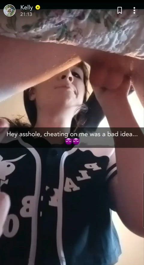 Should not have cheated on her man...