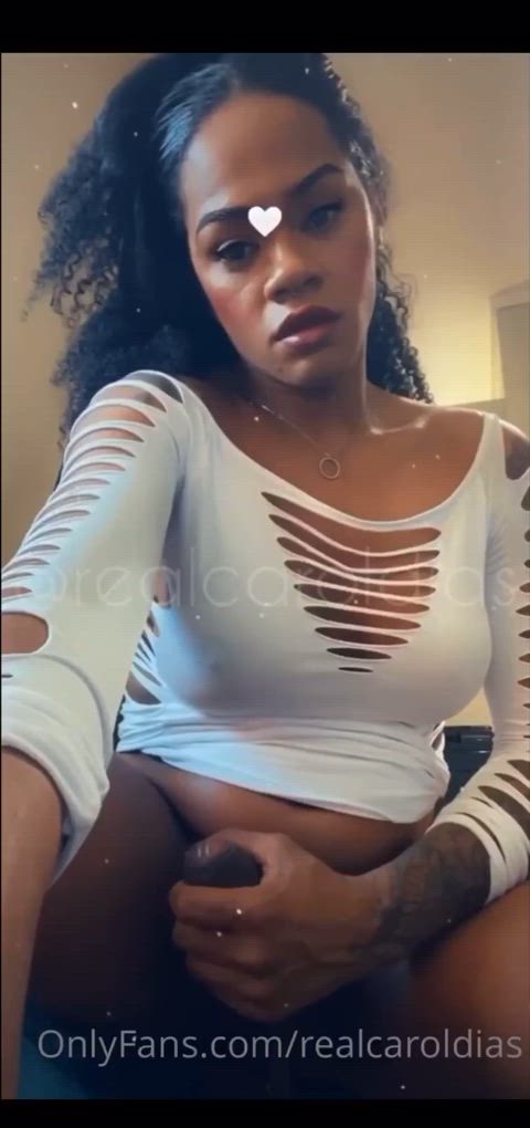 Ts Carol Dias playing with that BBC 🤤😍I wouldn’t mind helping👋🏾🍆👅