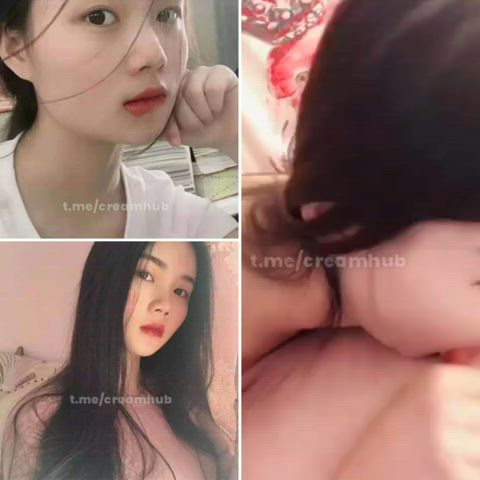 NSFW Asian Amateur Teen Big Tits Homemade Sex Porn GIF by iloveasiann