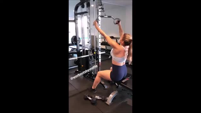 Jem Wolfie Tits & Ass, Workout Video