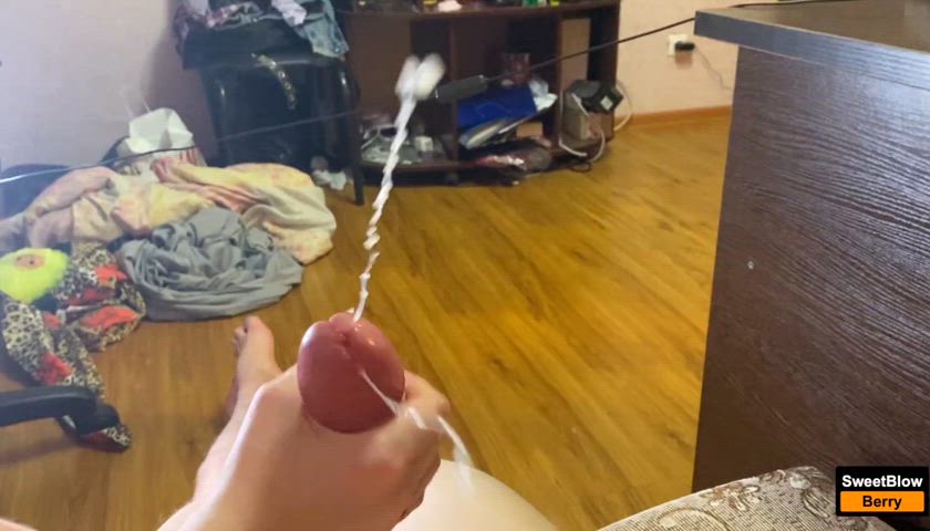 big dick cumshot handjob nails clip