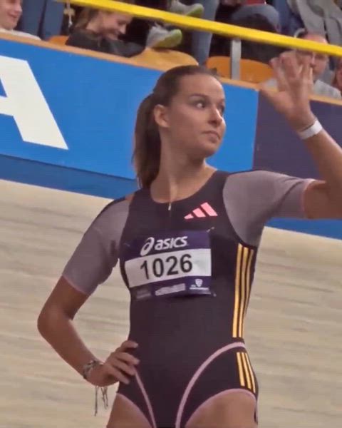 Britt de Blaauw in Adidas kit